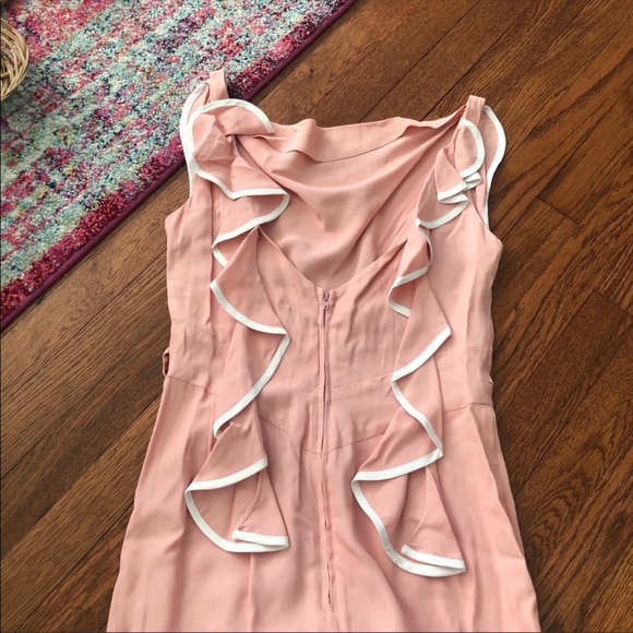 Stop staring pink and white ruffle pinup dress - Picture 6 of 7